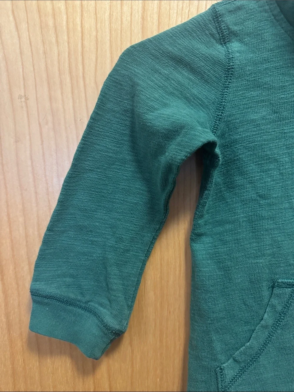 EUC Green Carter’s size 3T hoodie with a dinosaur spiked hood.